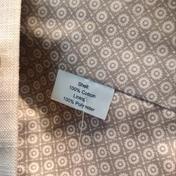 Joseph Abboud tan cotton jacket and vest. Size Xl. Slightly worn - Picture 5 of 6